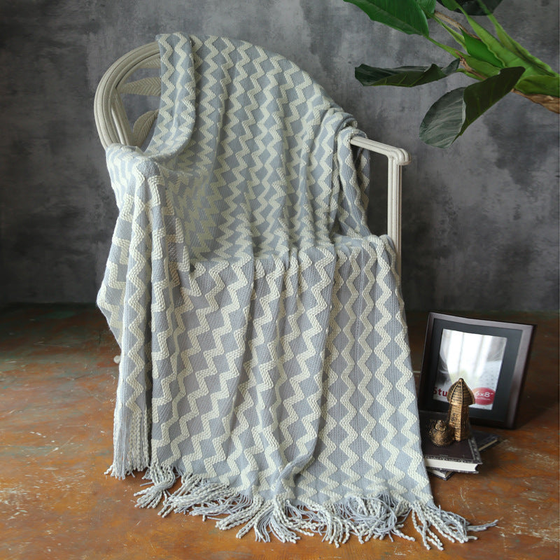 Knitted Wool Blanket Cashmere Blanket