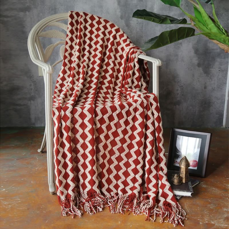 Knitted Wool Blanket Cashmere Blanket